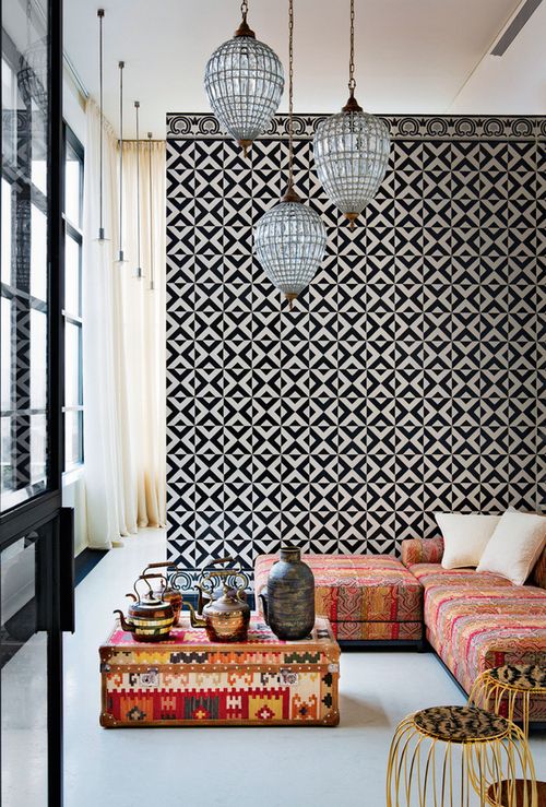 Eclectic Living Room Design