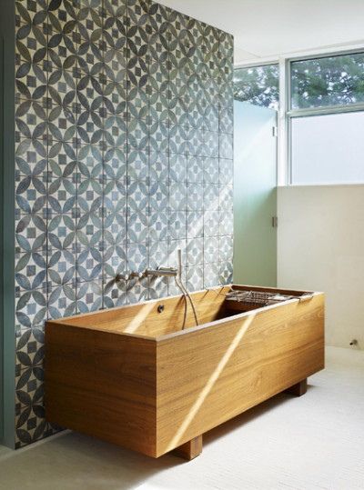 wooden bathtub design inspiration