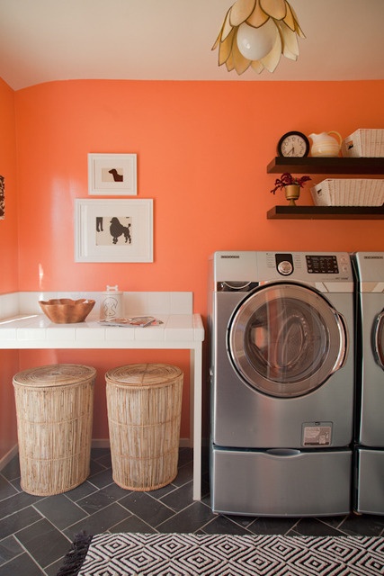 Colorful Laundry Room Design Inspiration