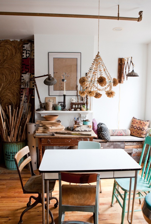 Funky Vintage Dining Room