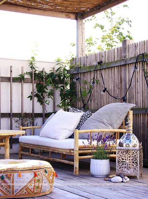 Eclectic Outdoor Patio Design