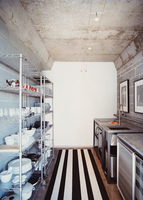 Shotgun Style Kitchen Design