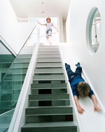 Staircase with Slide