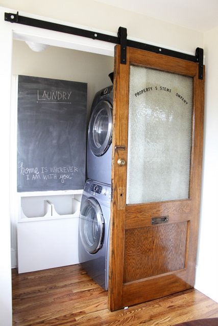Tasteful Small Laundry Room Design Idea