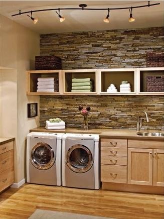 Tidy Modern Laundry Room