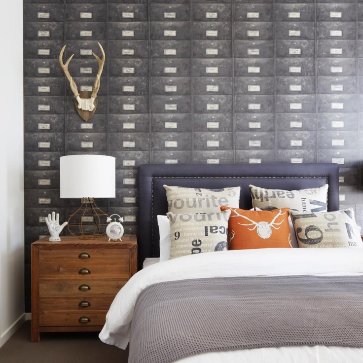 Vintage Inspired Bedroom Design with a Pop of Color
