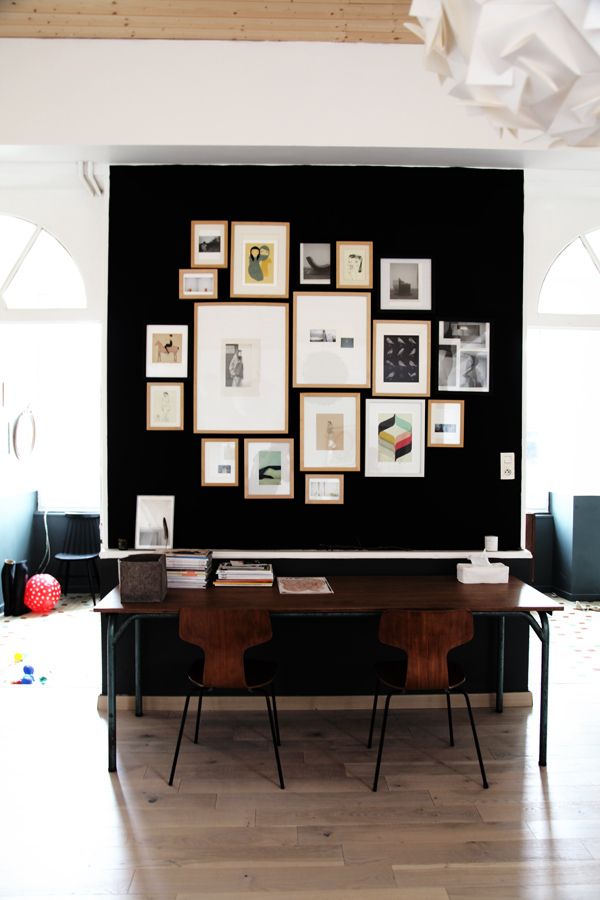 Workspace Behind Partition Wall