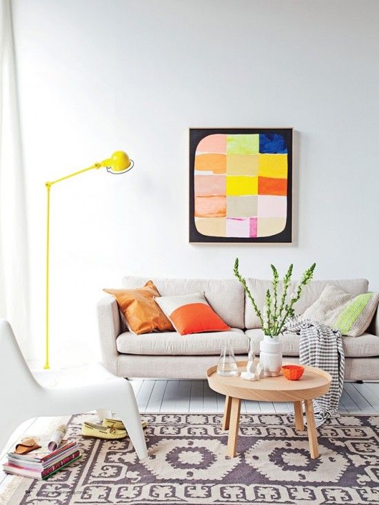 colorful living room design