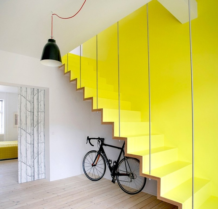 Bright Yellow Stair