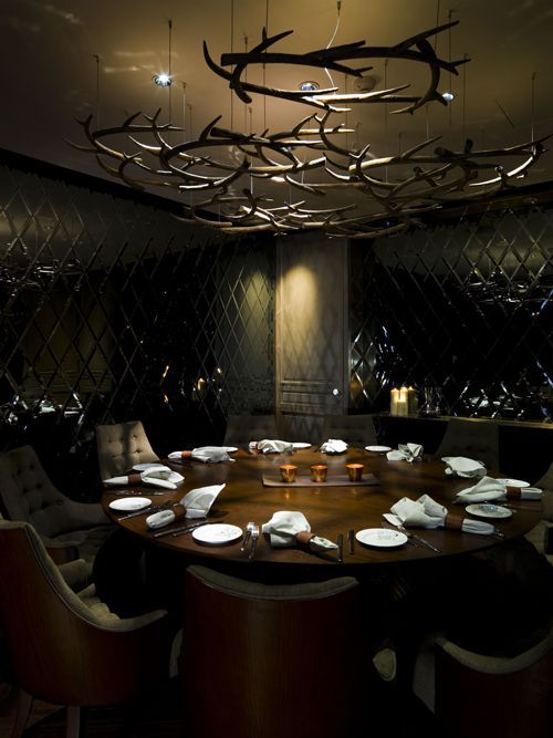 Dark Dining Room