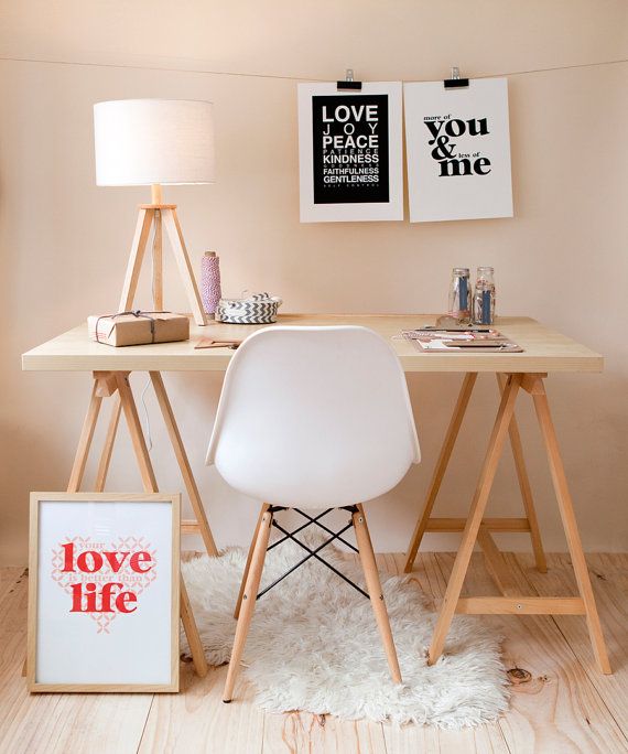 Simple Workspace with Eames DSW Chair