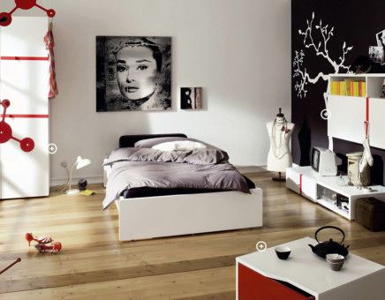 Edgy-Eclectic Bedroom