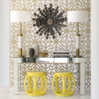 Hollywood Regency Style Entry