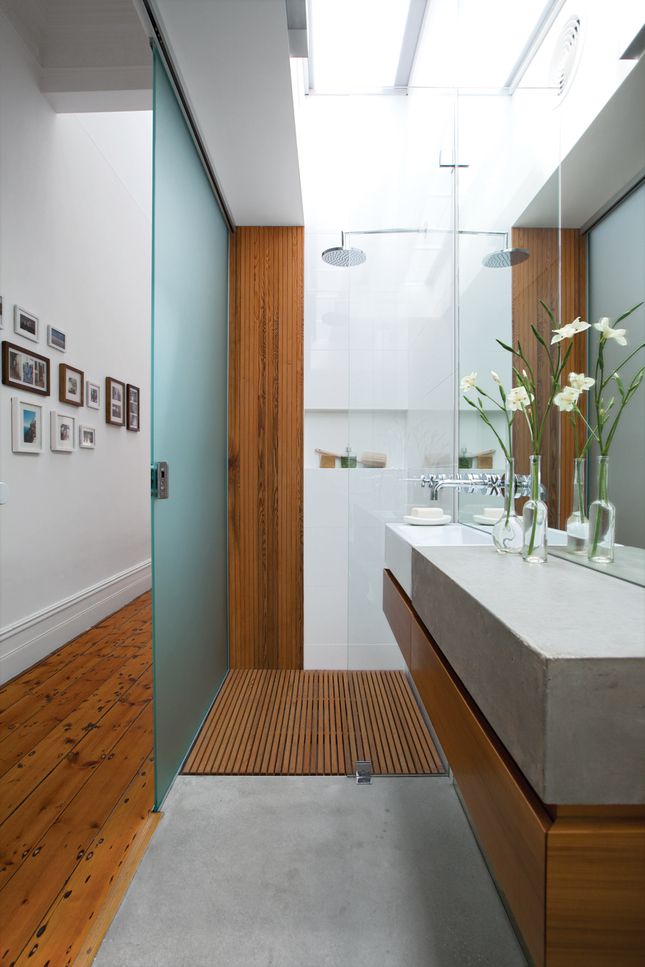 Modern Bathroom with Skylighting