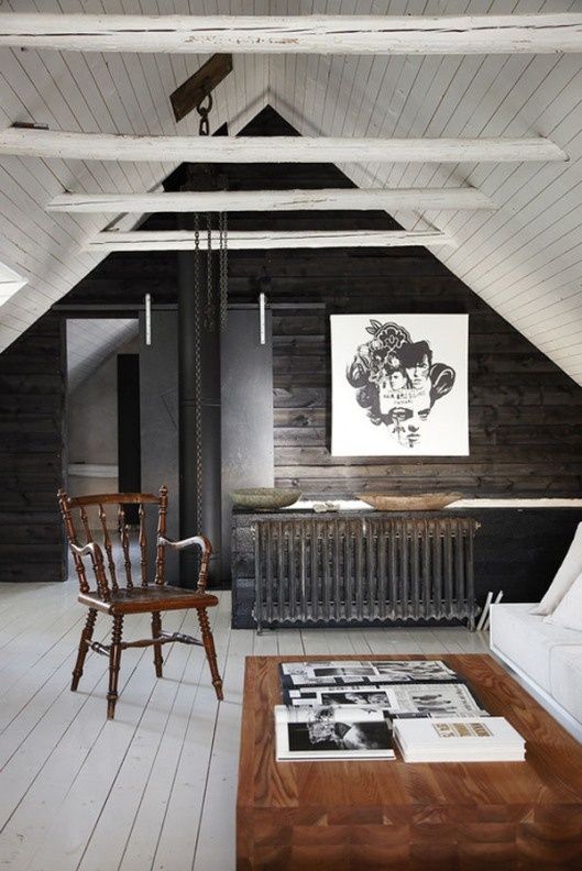 Moody Attic Den