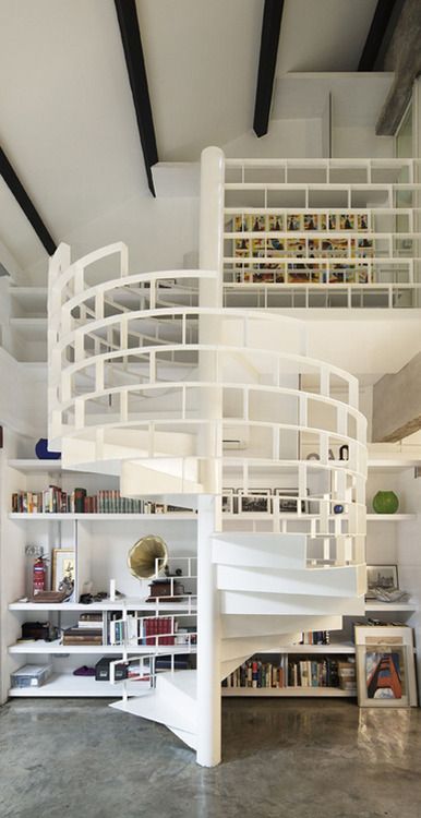 Striking Spiral Staircase