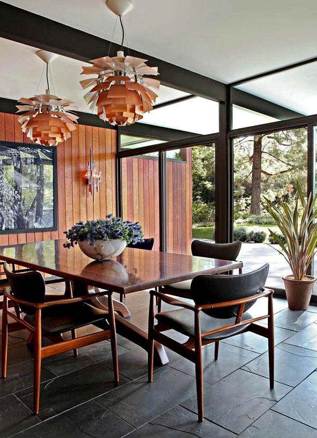 Mid Mod Dining Room Decor