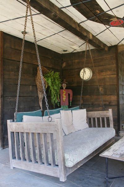 Rustic Porch Swing