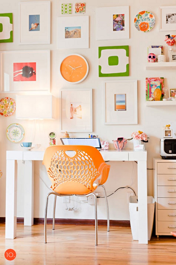 Workspace With Citrus Color Palette