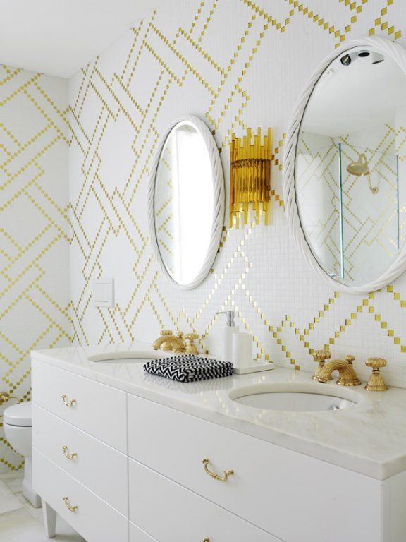 Brass and White Inspired Design